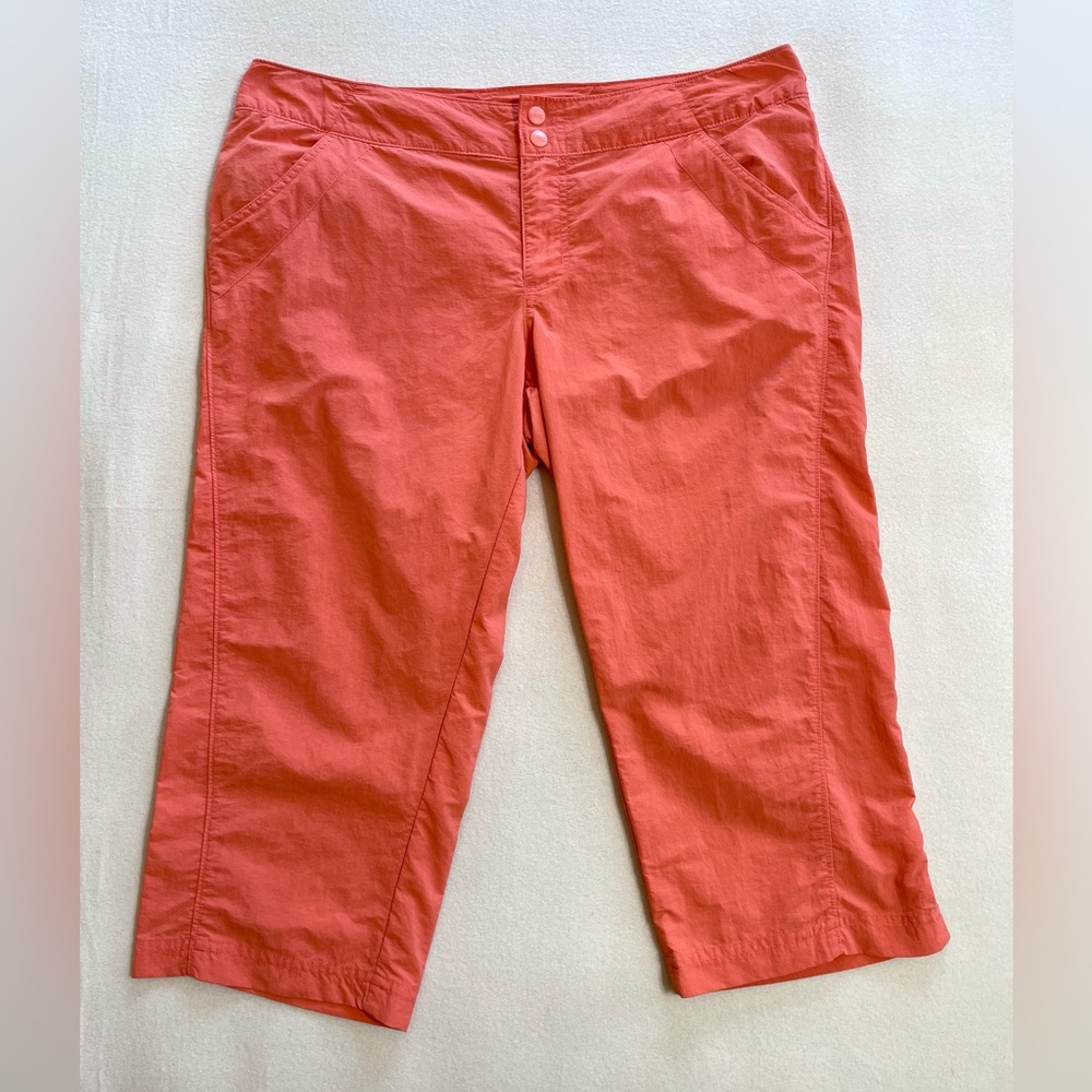 Columbia PFG Coral Outdoor Capri Pants Hiking Fishing Travel Quick Dry Nylon